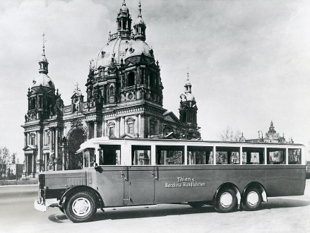1929年，乘坐曼恩公交車(chē)游覽柏林