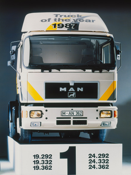 曼恩F90榮獲1987年的“年度卡車(chē)”獎(jiǎng)